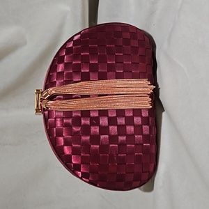 Ted Baker satin woven clutch